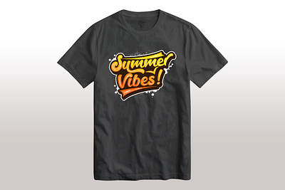 Summer Vibes t-shirt design beach custom custom t shirt design shirt summer summervibes typography
