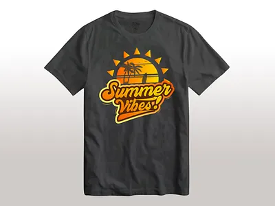 Summer vibes 2 beach life custom custom t shirt design shirt summer summer vibes text effects typography