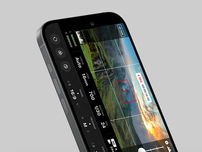 Camera App Interface application camera camera app canon design dslr figma interface mountain new nikon product design recreate shadows ui video recording