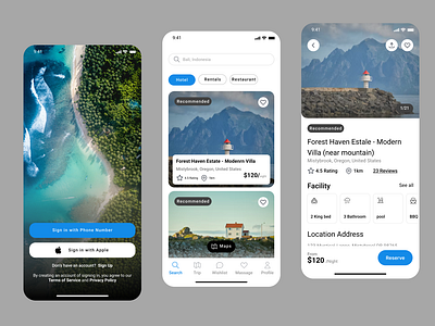 Travel Mobile App graphic design langdingpage ui ux