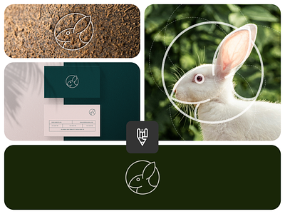 Rabbit Logo app branding design flat graphic design icon illustration logo rabbit tranding ui vector