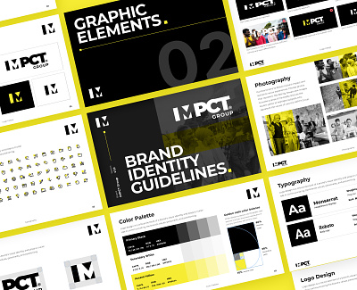 Brand Guidelines IMPCT Group agency brand guide brand guidelines brand identity branding logo logo design logomark style guide