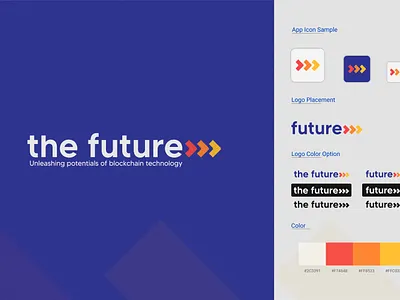 The Future - Logo Design 2d brand identity branding design dribbble dribbble best shot future future logo identity logo logo design logo guide mongolia visual identity