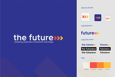 The Future - Logo Design 2d brand identity branding design dribbble dribbble best shot future future logo identity logo logo design logo guide mongolia visual identity