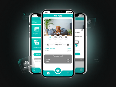 App Design for Arf Pets app app design brand branding design digital digital art graphic design identity branding minimal modern pet pets sleek ui ui design ui ux ui ux design ux ux design