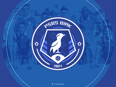 PSBS Biak Redesign biak design football graphic design logo logo design logo football logo soccer minimalist psbs biak psbs biak logo psbs biak redesign redesign redesign logo soccer