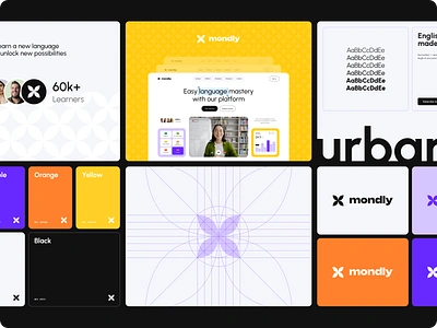 Mondly - Branding for the language learning platform brand agency brand book brand design brand guidlines brand identity brand strategy branding edtech graphic design logo marketing saas visual identity