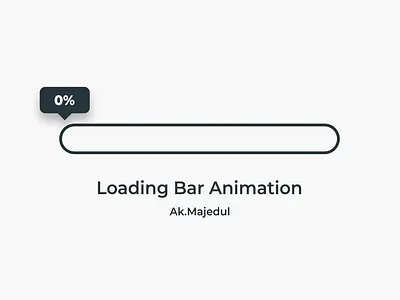 UI Animation Practice (Loading Bar) animation loading bar minimal motion graphics ui