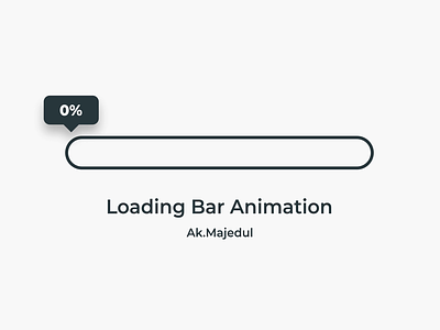 UI Animation Practice (Loading Bar) animation loading bar minimal motion graphics ui