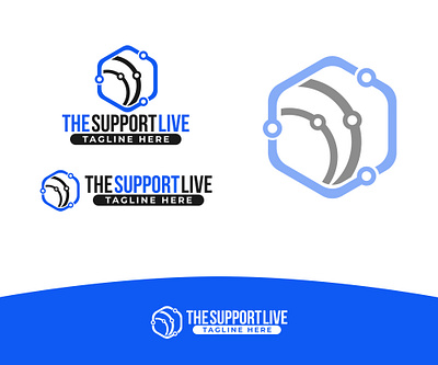 The Support Live design live logo support technology