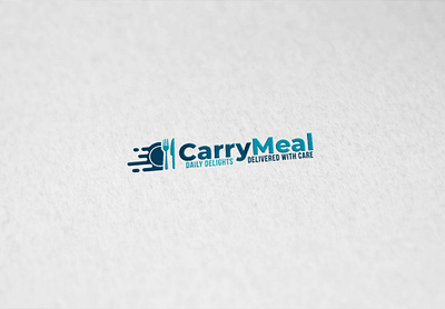 Carry Meal carry delight delivery design fast fast food food logo meal