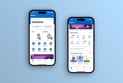 KBZPay Mobile App Homepage Redesign ui