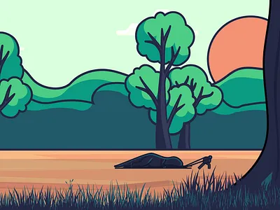 Recreation of a scene from "Primal" animation dino dinosaur motion graphics promal