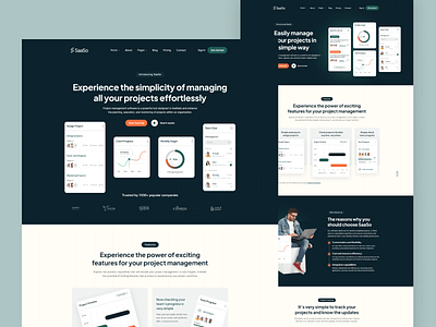 SaaSo - SaaS Website Template cms modern saas template seo friendly startups webflow template