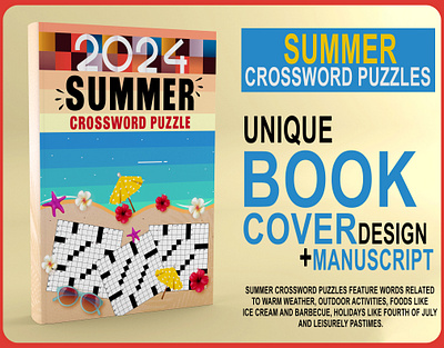 2024 Summer Crossword Puzzles Book Cover Design blank comic books blank comic cover design book cover book cover kids books cover books design brand identity branding branding logo caregiver cover deisgn cover designs designer graphic design gratitude journal cover hiking logbook home logo illustration infinity logo kdp book cover design