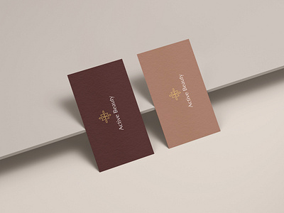 Active Beauty Visual Identity brandidentity branding businesscard color design flat logo logodesign