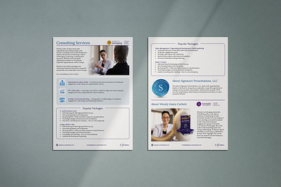 One Page Brochure Sheet
