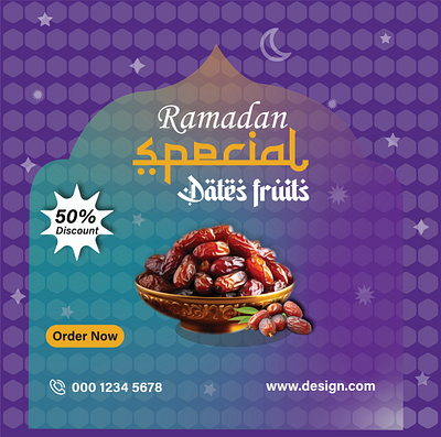 Ramadan Food Social Media Post Design food graphic design