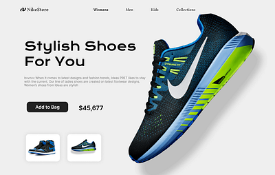 E-commerce Shoes Website hero Section e commerce graphic design illustration shoes website ui web design web ui website website design website ux