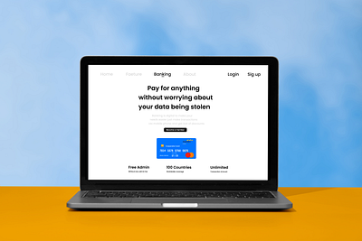 Banking Landing Page ui