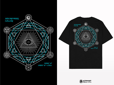 What if I Fall alchemy ancient ancient egypt ancient symbol band band merch design egypt eye geometry hexagon icon illustration merch merchandise monoline pyramid symmetry tshirt design typography