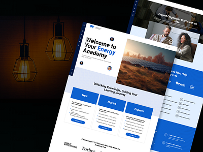 The Energy Academy Website Design animation branding design design agency designing graphic design illustration mobile app mobile friendly ui ux web webdesign website