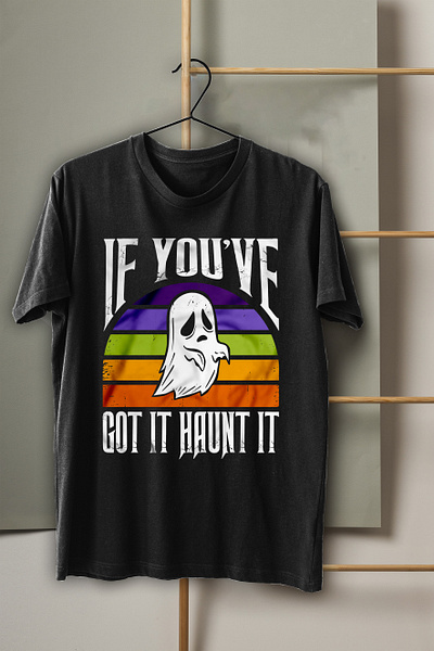 Halloween T- Shirt Design 👕 black design graphic halloween halloween t shirt design illustration modern vector shirt t shirt vector design