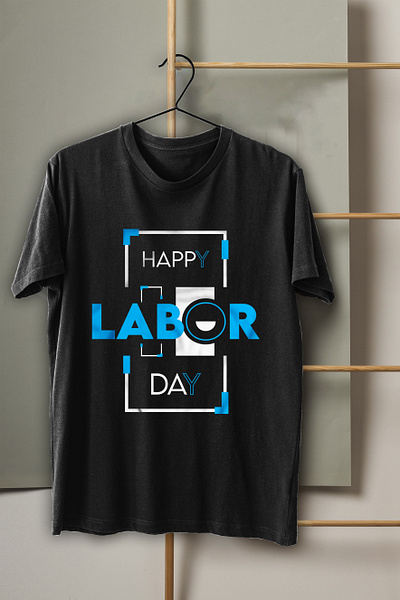 Labor Day T-Shirt black black t shirt design graphic illustration labor day modern modern vector shirt t shirt vector design