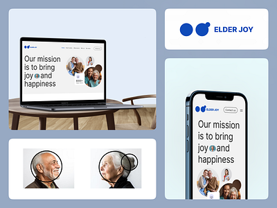 Elder Joy - Old Age Home Website Design agency ai imagery beautiful website design bento grids branding care home website figma graphic design landing page listing old age home old age home website design parallax scrolling ui design uiux website website design website design template wordpress design