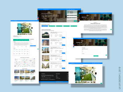 Rent Property Website design ui web development website