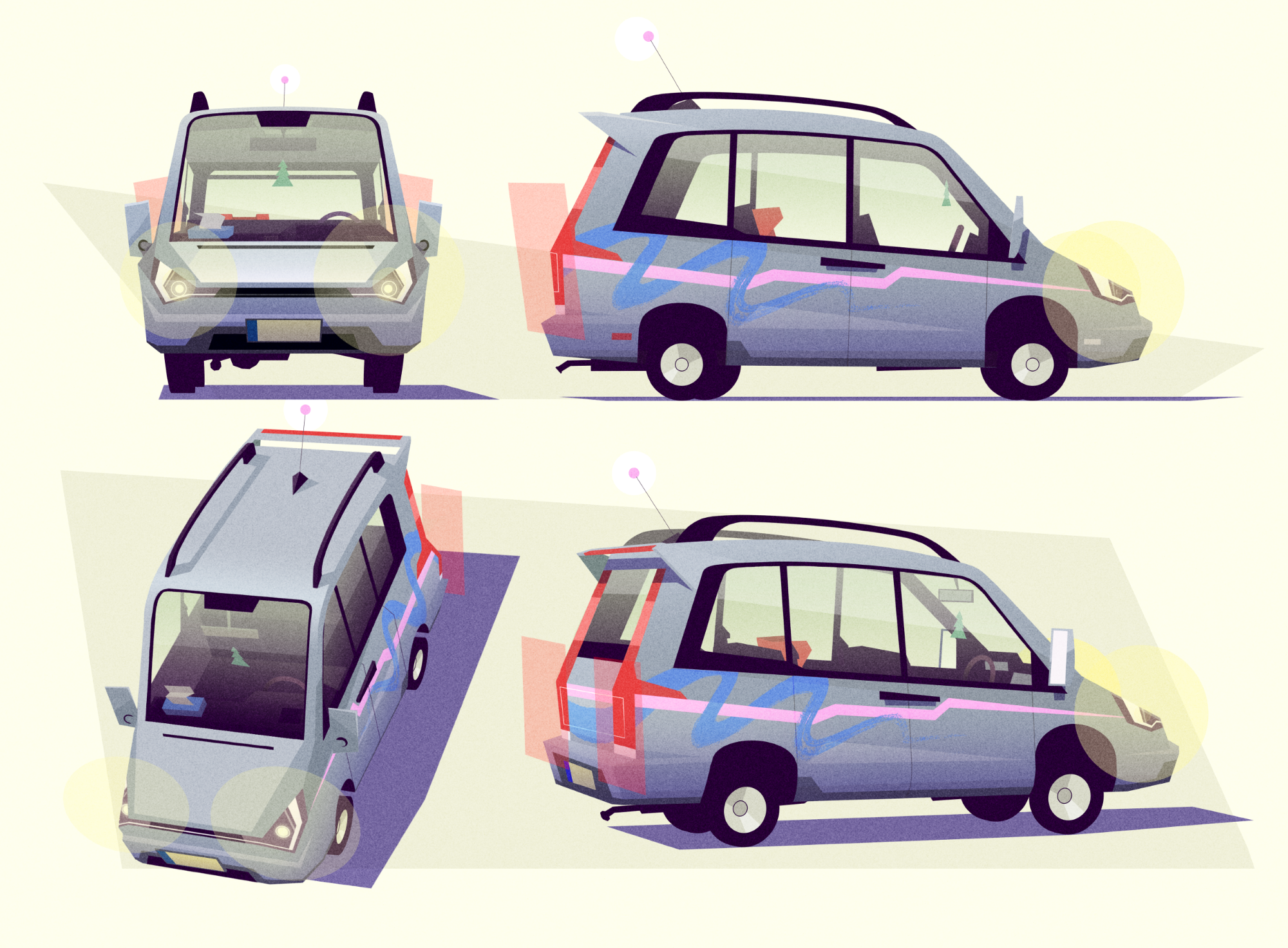 ✨Swagger Wagon✨ 2d animation automobile automotive car car decal cartoon car concept art family car illustration illustrator sek sekond suburban swagger swagger wagon van vehicle vehicle design vehicles wagon