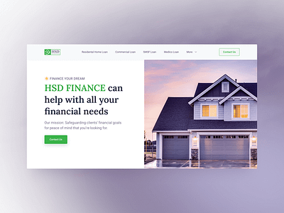 Homepage Design for Insurance company bank banking homepage insurance landingpage maoney ui ux webpage website