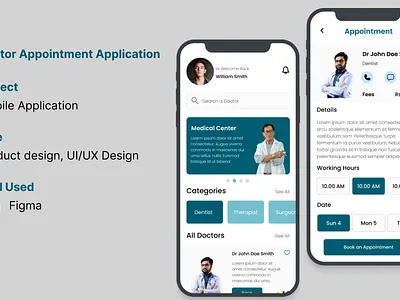 Doctor Appointment mobileapp ui uidesign ux