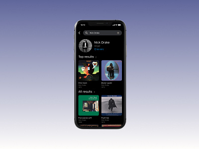 Concept music app cpncept figma interface music app search result widjet ui ux wed challenge