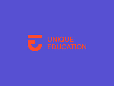 Unique Education -Logo design branding design graphic design inspiration logo modern ue unique unique education