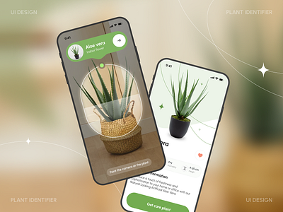 Plant Identifier Mobile iOS App 🌿 android app interface design interface ios mobile app mobile ui plant scan scanner ui ui design uiux ux