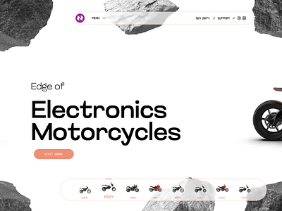 Negin Motor Website animation graphic design motion graphics ui