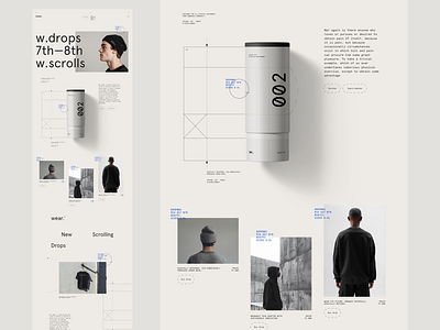 wear.®/ awwwards art direction design figma graphic design ui ux visual design web design