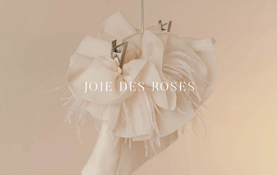 JOIE DES ROSES brand identity branding design logo