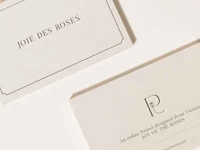 JOIE DES ROSES brand design brand identity brandguide branding logo
