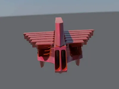 Design of prototype for Multiwing wave energy generator animation graphic design