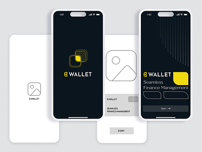 B WALLET | Crypto wallet iOS app wireframes app crypto figma ios ios app protoryping ux wallet web3 wireframing