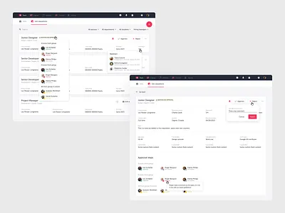 TalentLyft — Job requisitions ats design system hr software recruiting ui user experience user interface ux web app