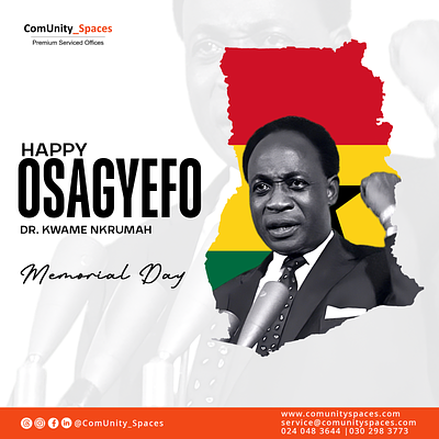 Happy Memorial Day Ghana brand deisgn poster flyer flyers graphic design