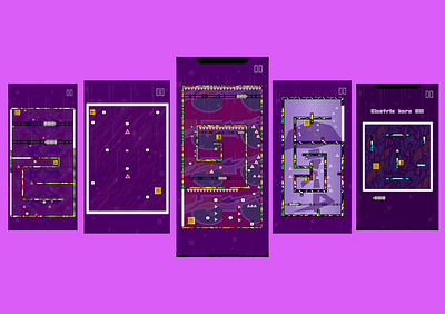 BOX REGENT GAME (LEVEL DESIGN) game game design graphic design level design maze ui vector