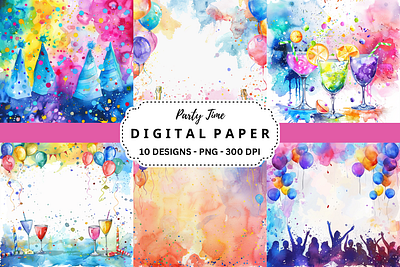Party Time Backgrounds tumbler wrap