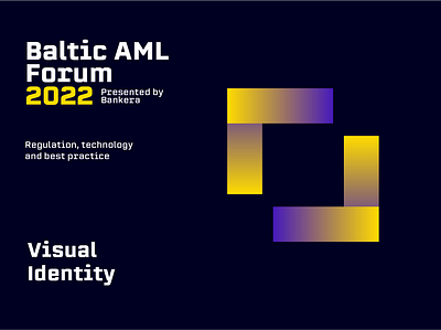 Baltic AML Forum 2022 Visual Identity branding graphic design logo