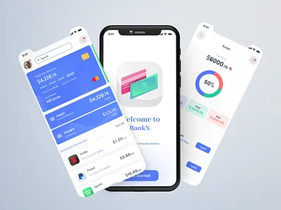 Banking App Design design newdesign ui uidesign uiux