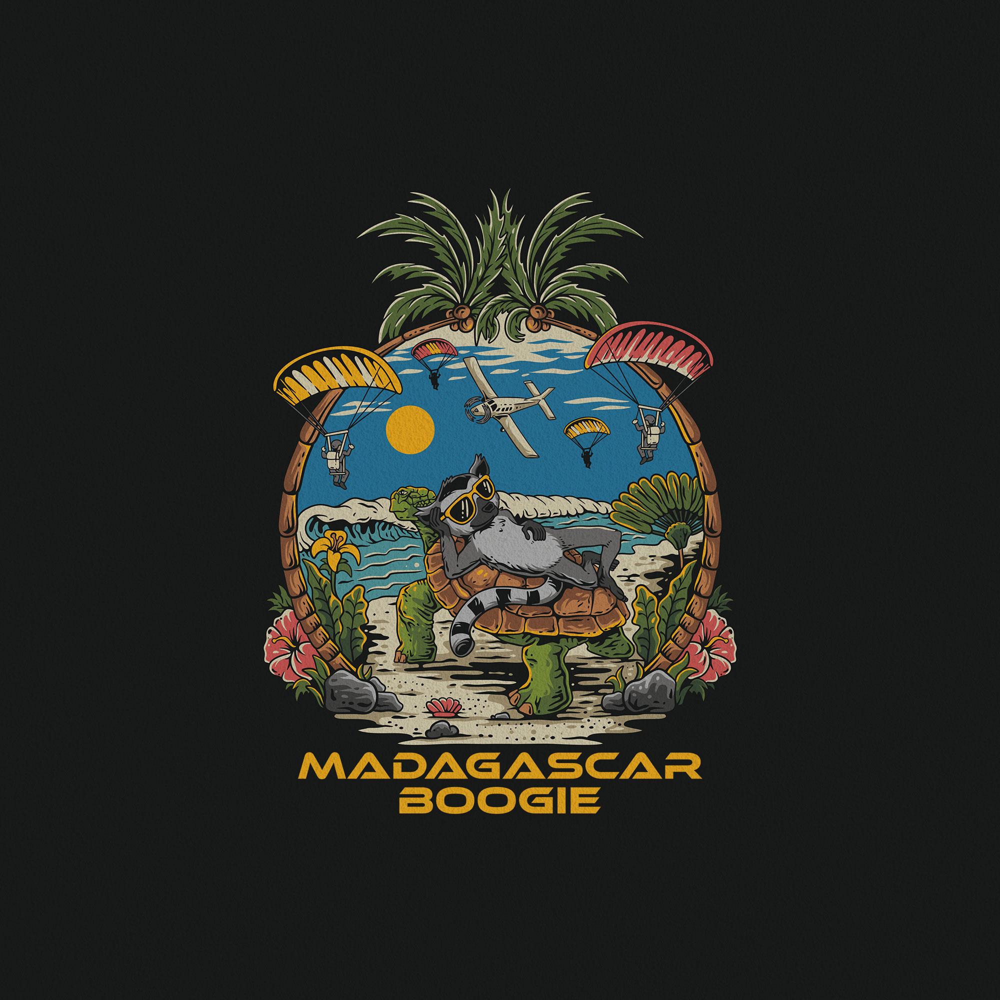 Example of Vintage Illustration For T Shirt Design