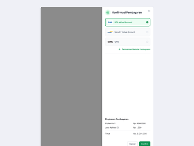 FundTree - P2P App Dashboard Installment Payment Method paymentmethodui paymentui